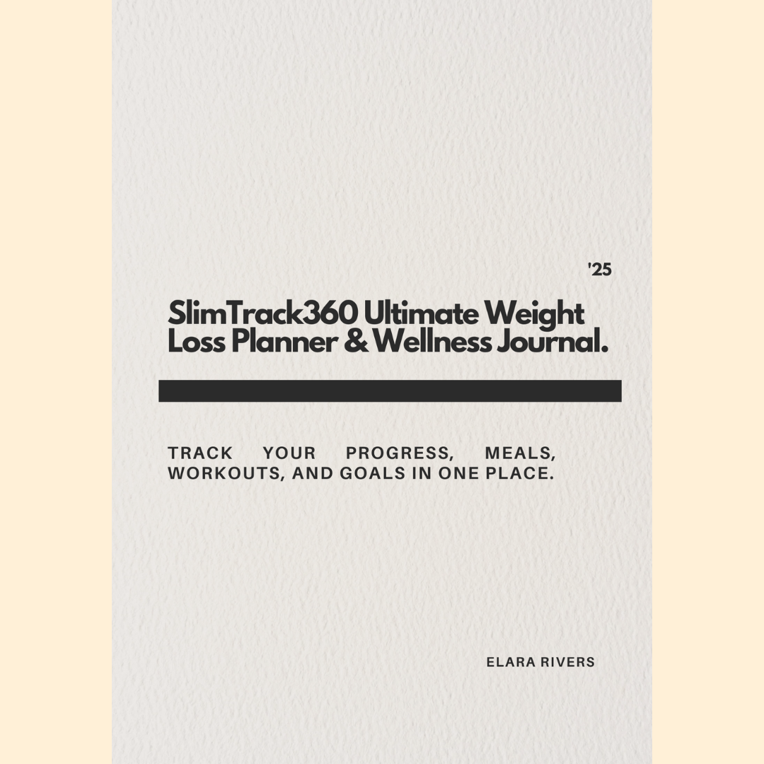 SlimTrack360 Ultimate Weight Loss Planner & Wellness Journal